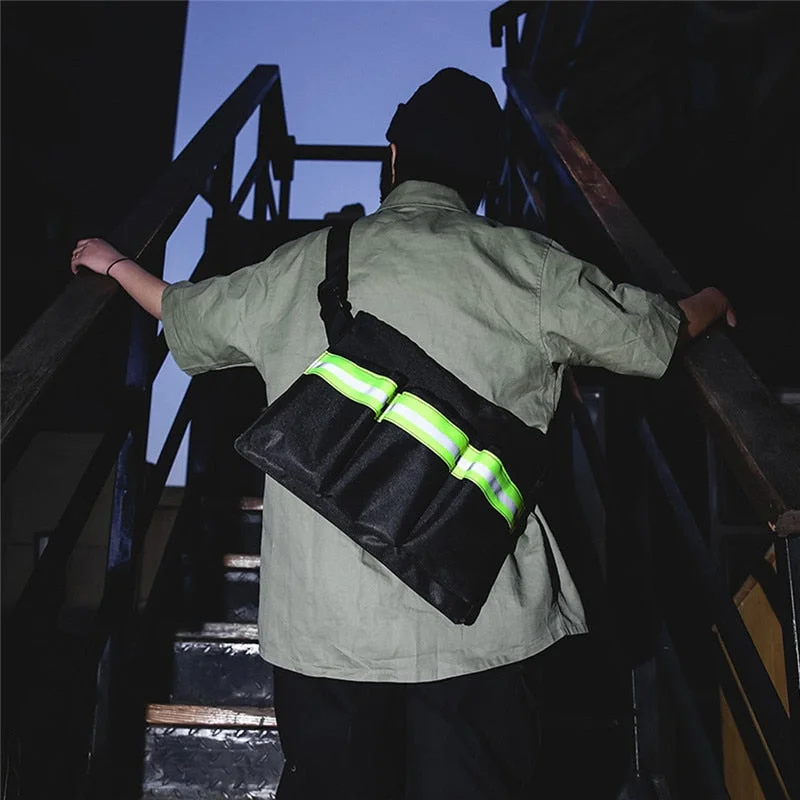 Convertible men's crossbody bag that can be worn as a shoulder baghandbag Luminous Casual Crossbody Bag Men Simple Convertible men's crossbody bag that can be worn as a shoulder baghandbag Luminous Casual Crossbody Bag Men Simple