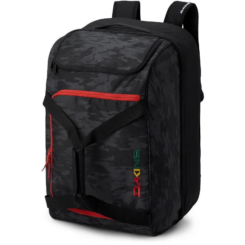 Travel bag with a built - in power bank charger for on - the - go device chargingBoot Locker DLX 70L - Black Vintage Camo Travel bag with a built - in power bank charger for on - the - go device chargingBoot Locker DLX 70L - Black Vintage Camo