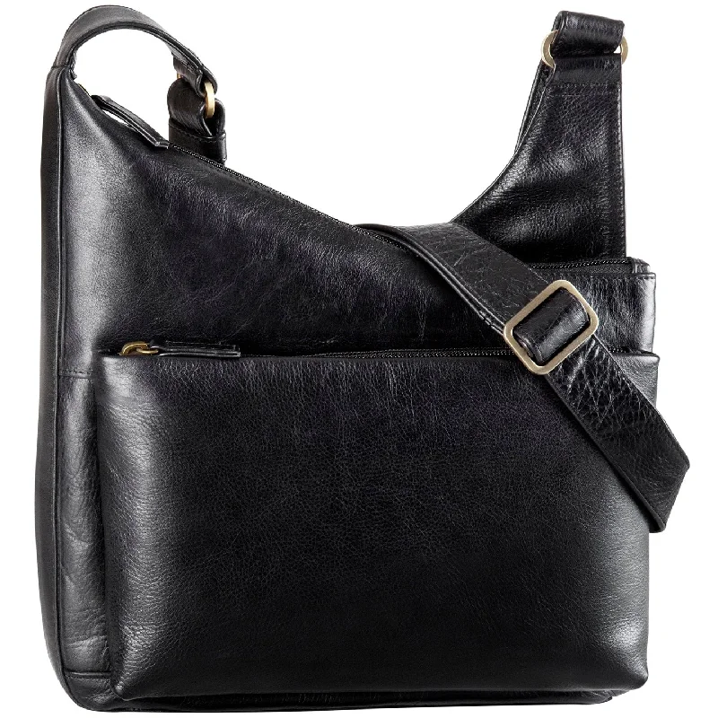Canvas men's crossbody bag with a rustic, casual styleDerek Alexander BRISTOL -Angled Top Zip Crossbody Canvas men's crossbody bag with a rustic, casual styleDerek Alexander BRISTOL -Angled Top Zip Crossbody