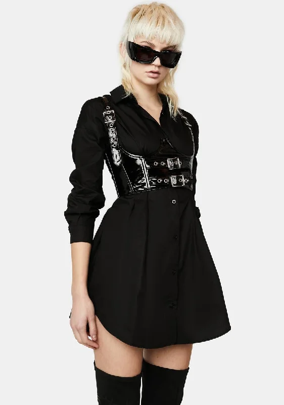 It's About Power Shirt Dress