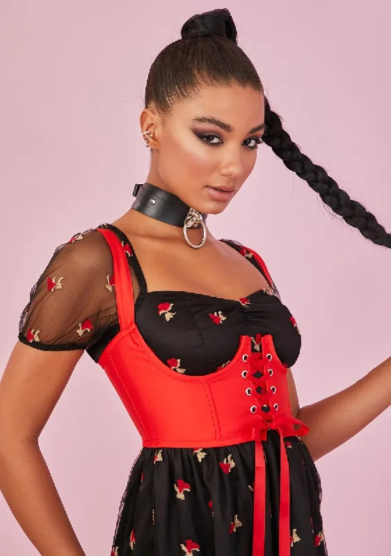 Burn My Beloved Underbust Corset Top