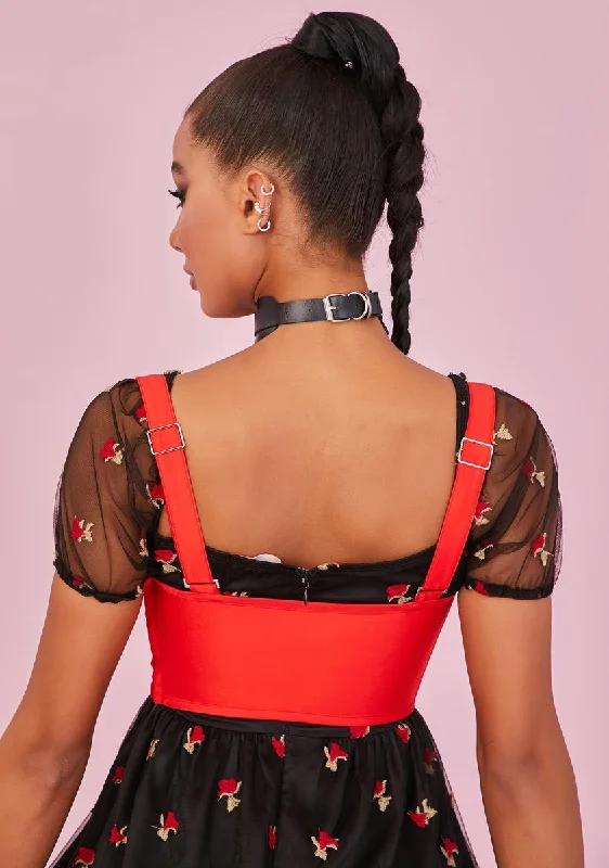 Burn My Beloved Underbust Corset Top