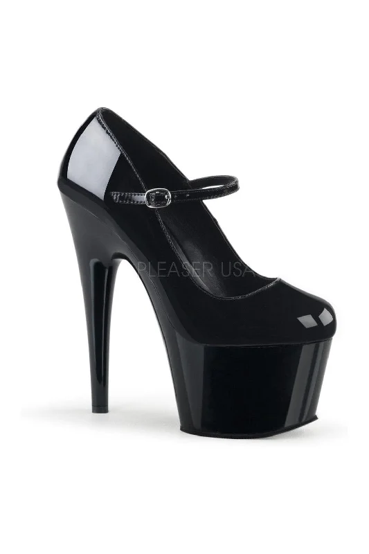 ADORE-787 Pumps | Black Patent