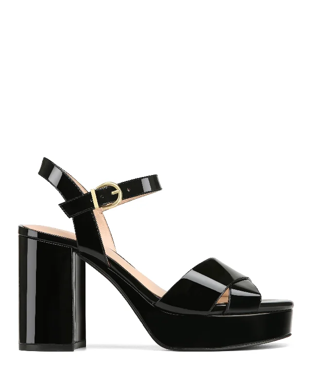 Eva Patent Leather Black