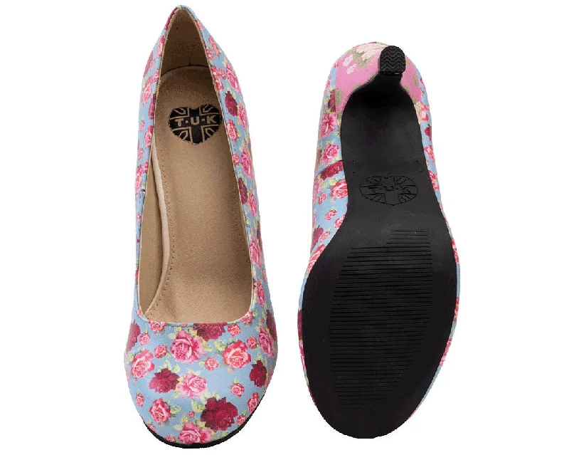 Floral Mix Heel - *FINAL SALE/NON-RETURNABLE