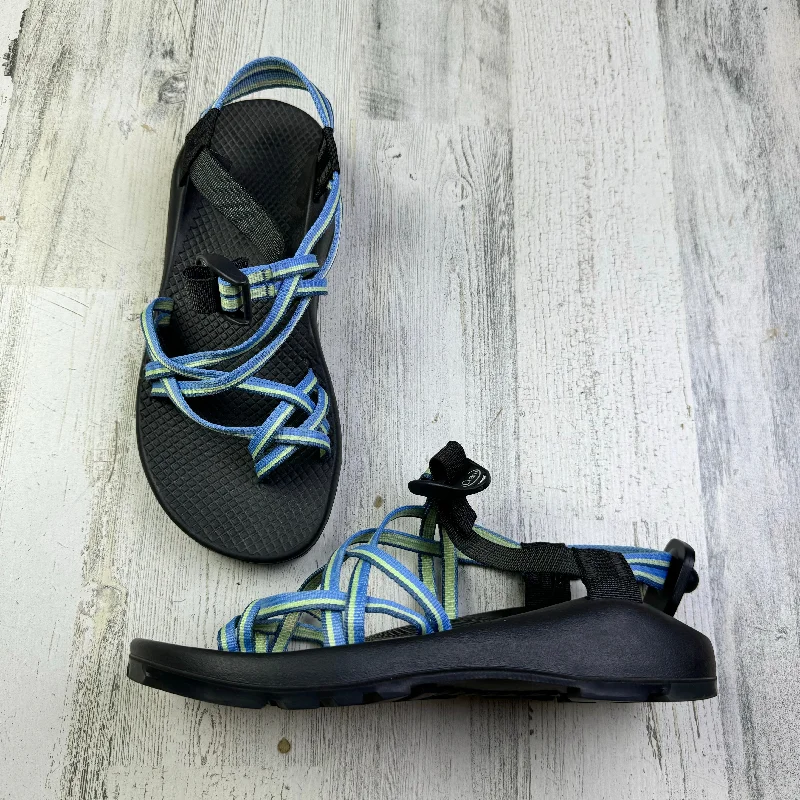 Sandals Sport By Chacos In Blue & Grey, Size: 9