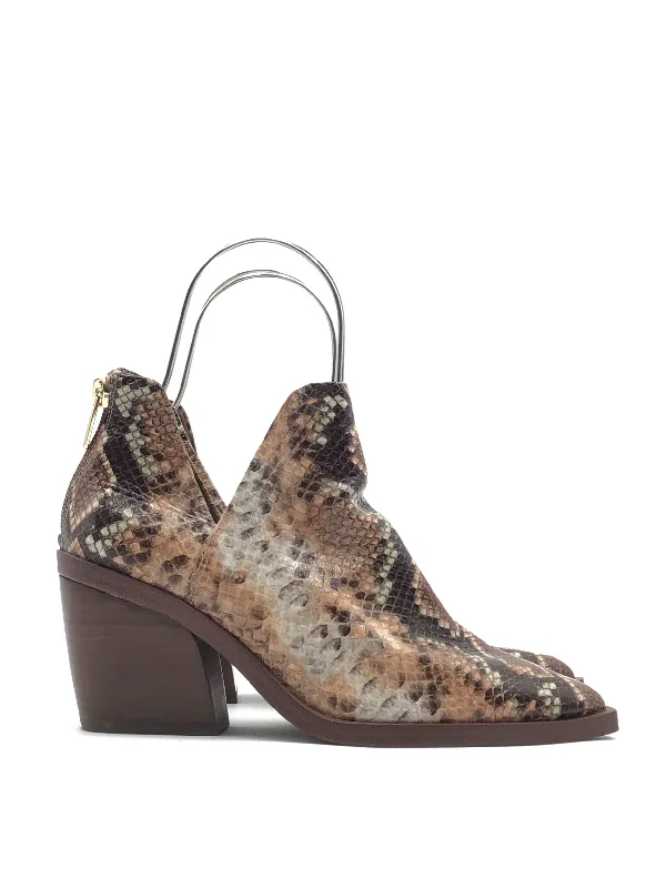 Shoes Heels Block By Vince Camuto In Snakeskin Print, Size: 6.5