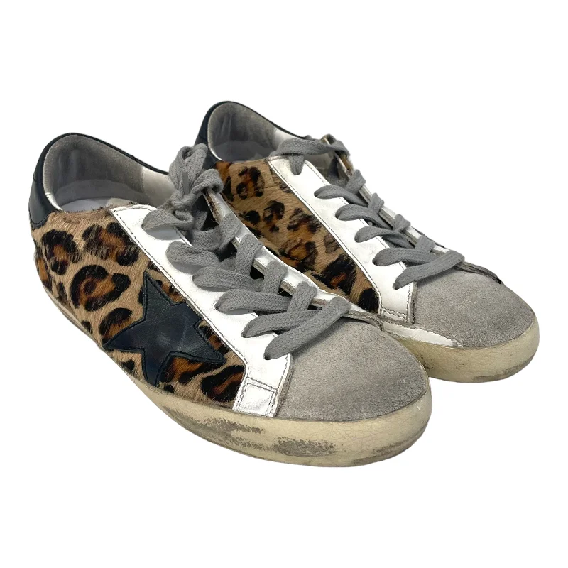 GOLDEN GOOSE/Low-Sneakers/US 5/Leopard/Leather/CML/