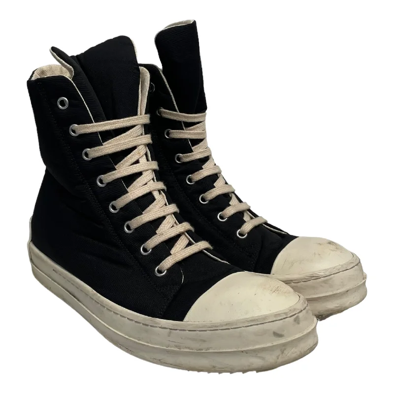 RICK OWENS DRKSHDW/Hi-Sneakers/EU 39.5/Nylon/BLK/RAMONES HIGH