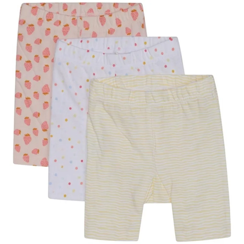 Hust & Claire Baby Labika Shorts 3-pack Skin Chalk