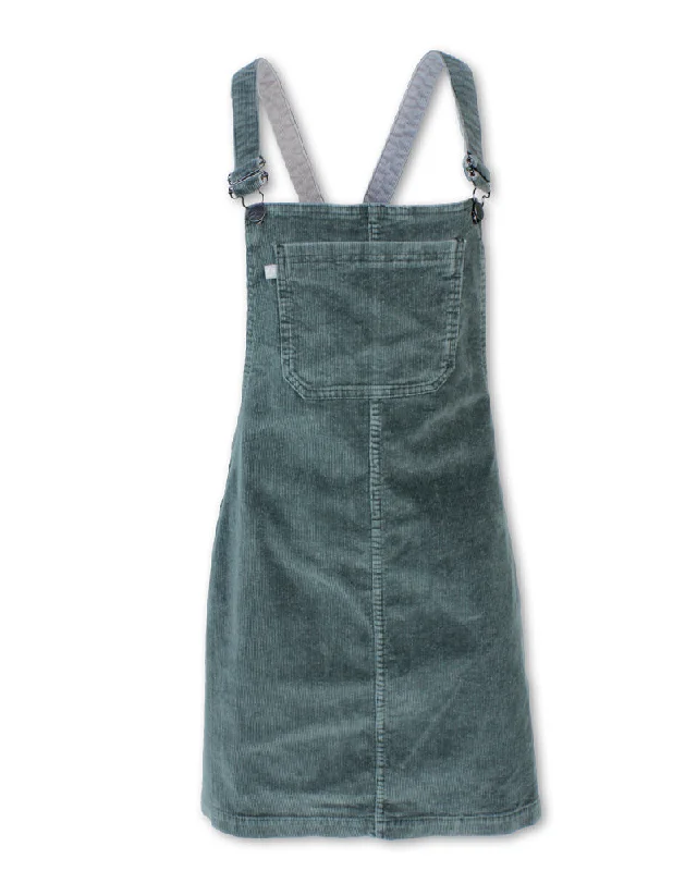 STRETCH CORDUROY OVERALL DRESS