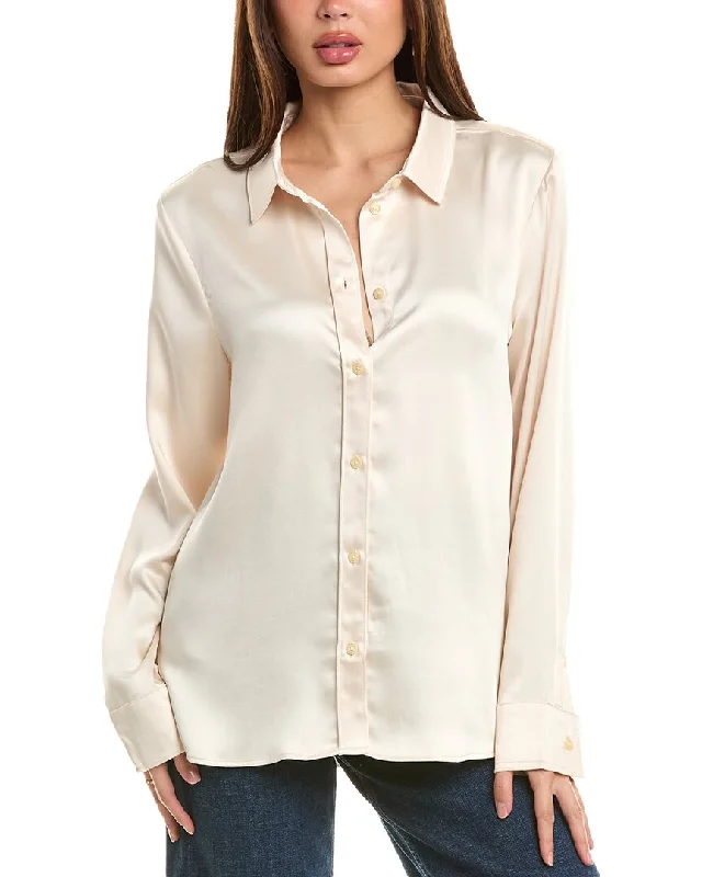 7 For All Mankind Satin Shirt