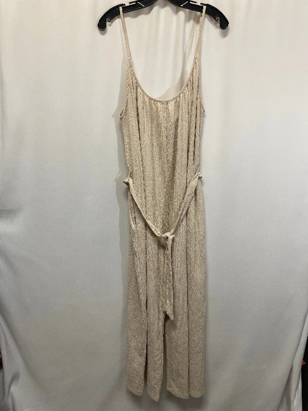 Jumpsuit By H&m In Beige, Size: Xl