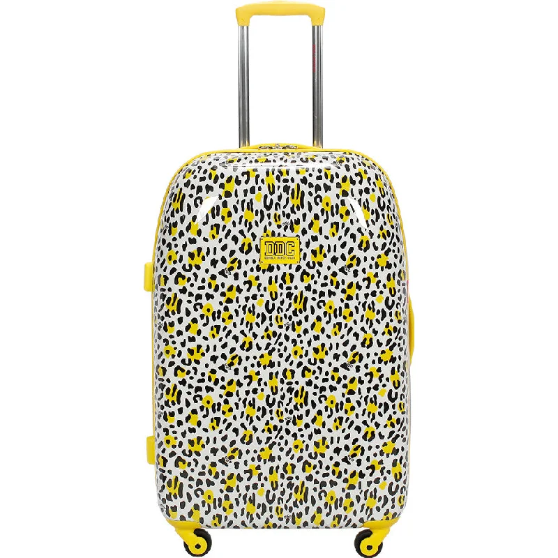 Leather luggage handles for a comfortable and stylish gripConfetti Leopard 20 IN