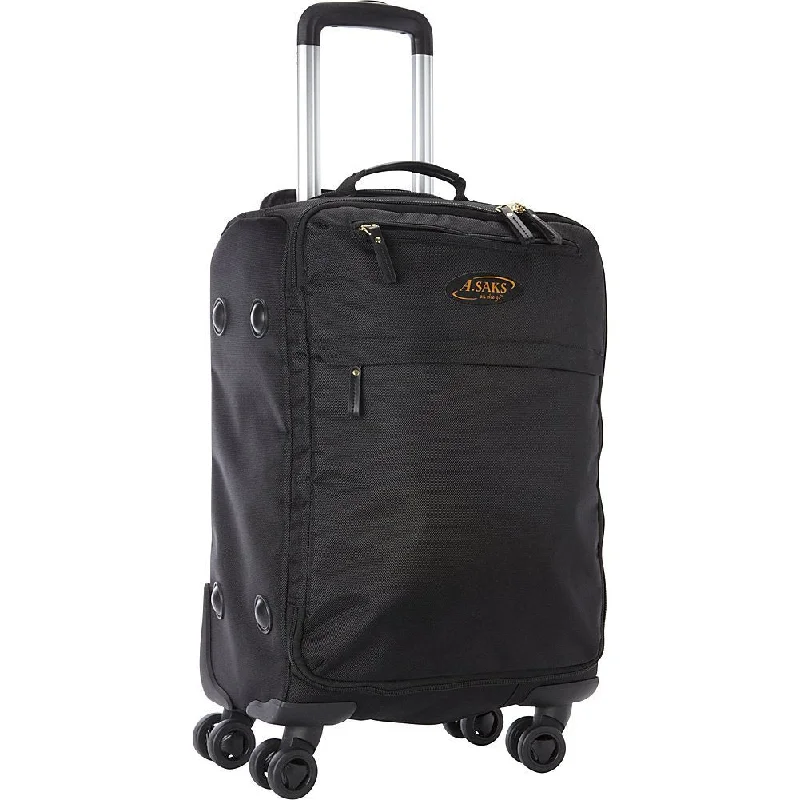 Earplugs and eye masks set for a good sleep during long - haul flightsExpandable 22" Spinner Carry On With Removable Suiter