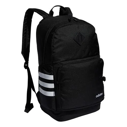 TSA-approved combination locks for luggage security during international traveladidas Classic 3S 4 Backpack, Black/White, One Size
