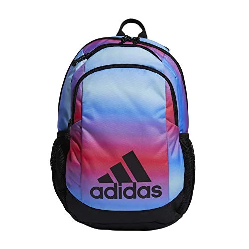 Lightweight luggage tags with personalized names and contact info for easy identificationadidas Kids Young Creator Backpack, Gradient Real Pink/Black, One Size