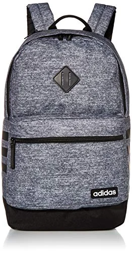 Travel backpack rain covers made of durable nylon materialadidas Unisex Classic 3S III backpack, Jersey Onix/Black V3, One Size
