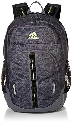 Travel document holders with multiple slots for passports and ticketsadidas Unisex Prime Backpack, Jersey Black/ Onix/ Black/ Signal Green, ONE SIZE