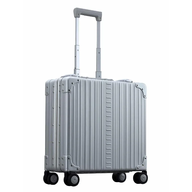 Lightweight luggage tags with personalized names and contact info for easy identificationAleon Aircraft Grade Aluminum 17″ Wheeled Business Case