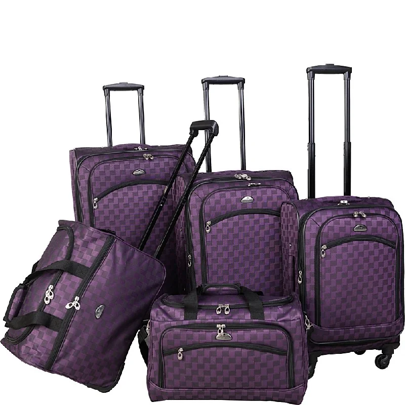 Madrid 5 Piece Set Spinner Luggage Sets