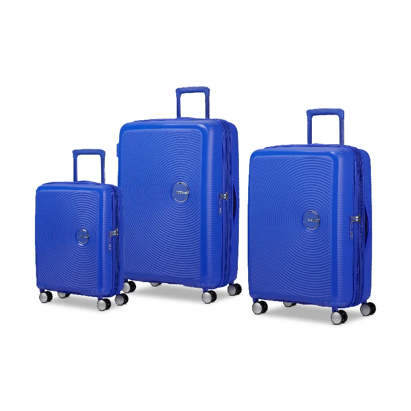 Travel backpack rain covers made of durable nylon materialAmerican Tourister Curio 3 Piece Nested Spinner Expandable Set