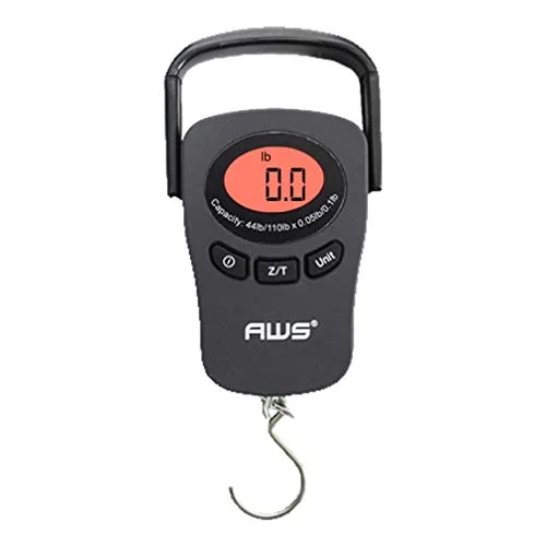 American Weigh Scales - PK Series Industrial Digital Hanging Scale, Black, 110 x 0.05lbs - PK-110