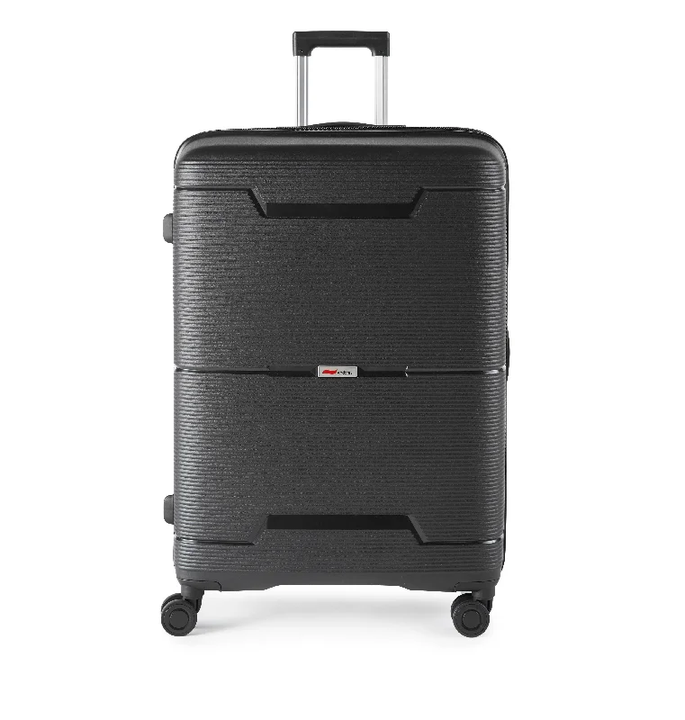Leather luggage handles for a comfortable and stylish gripAndare Miami 19" Carry-on " Hardside Spinner