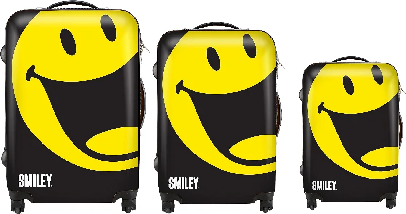 Luggage trolley organizers to hold small items like keys and phonesSmiley Classic 3-Piece Set by ATM Luggage