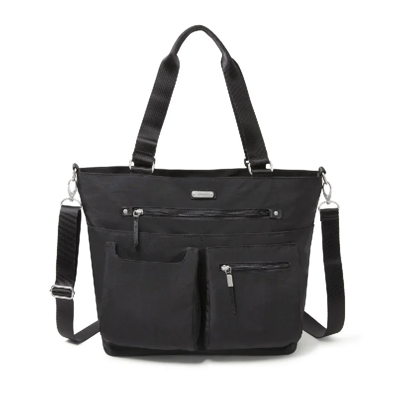 Magnetic luggage labels that can be easily changed or removedBaggallini Any Day Tote with rfid phone wristlet