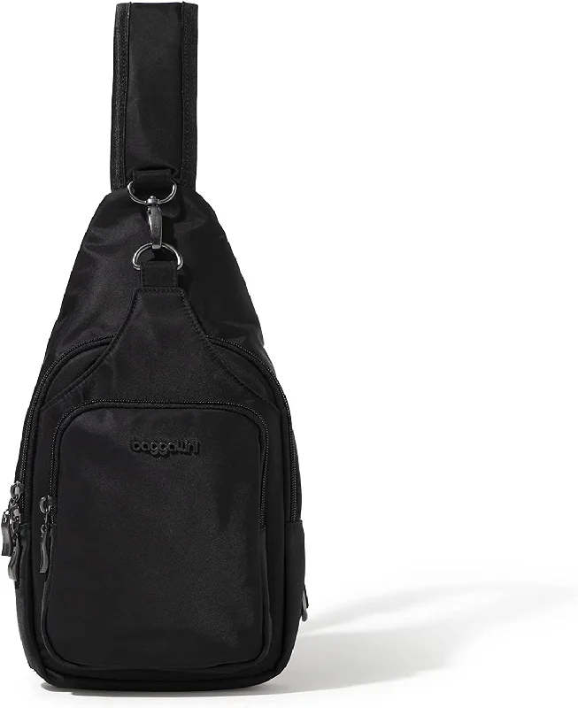 Magnetic luggage labels that can be easily changed or removedBaggallini central Park Sling CEP754