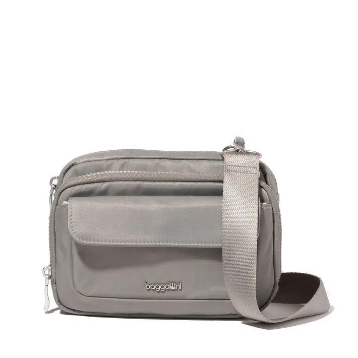 Neck pillows with memory foam for comfortable in - flight or car ridesBaggallini Modern Double Zip Crossbody