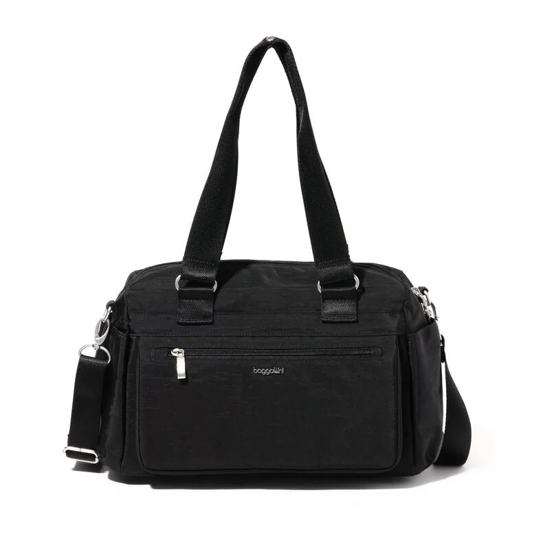 Portable shoe bags to keep footwear separate in suitcasesBaggallini Modern Duffel DFM8665