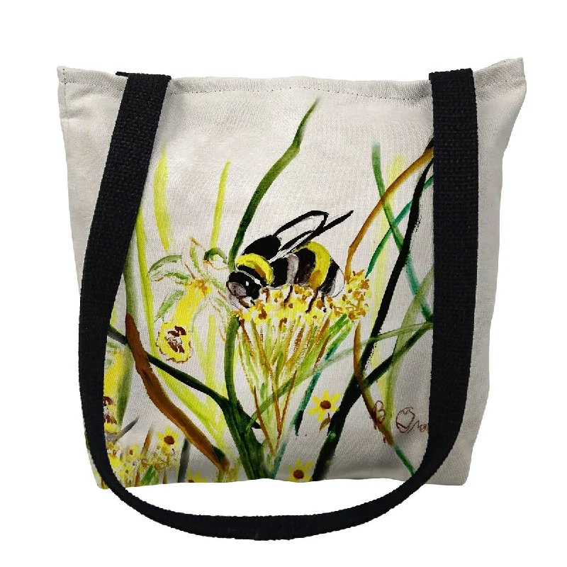 Compression packing bags to save space in travel backpacksBee & Flower Small Tote Bag 13x13