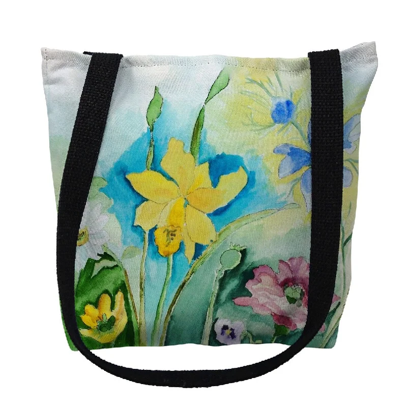 Compression packing bags to save space in travel backpacksBetsy's Florals Small Tote Bag 13x13