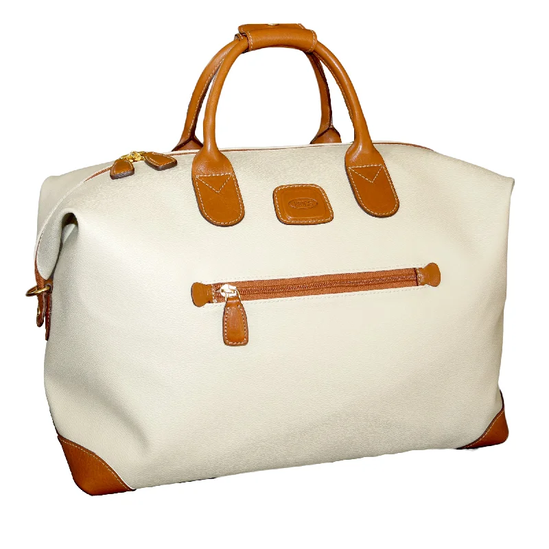 Anti - theft RFID blocking travel wallet for safe money and card storageBrics Firenze 22" Duffle Cream