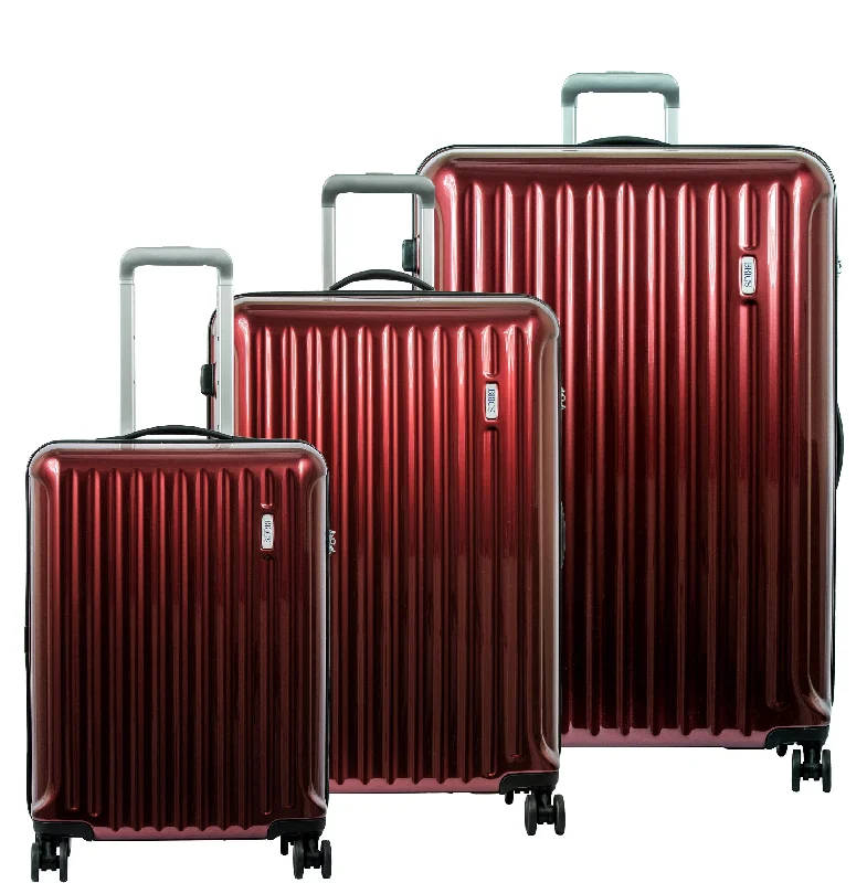 Travel backpack rain covers made of durable nylon materialRiccione 3 Piece Set (21"/27"/30") Spinner Luggage Sets