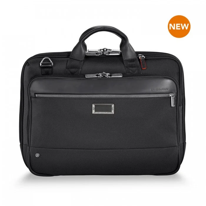 Hanging toiletry bags with multiple compartments for bathroom essentialsBriggs & Riley Medium Brief @work