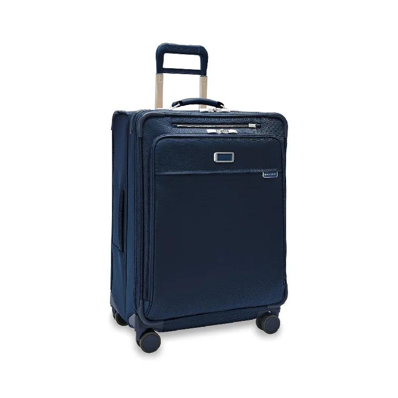 Magnetic luggage labels that can be easily changed or removedBriggs & Riley Baseline BLU126CXSP Medium Expandable Spinner