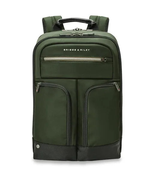 Luggage straps with buckle closures to secure overstuffed bagsBriggs & Riley Slim Expandable Backpack AK123X