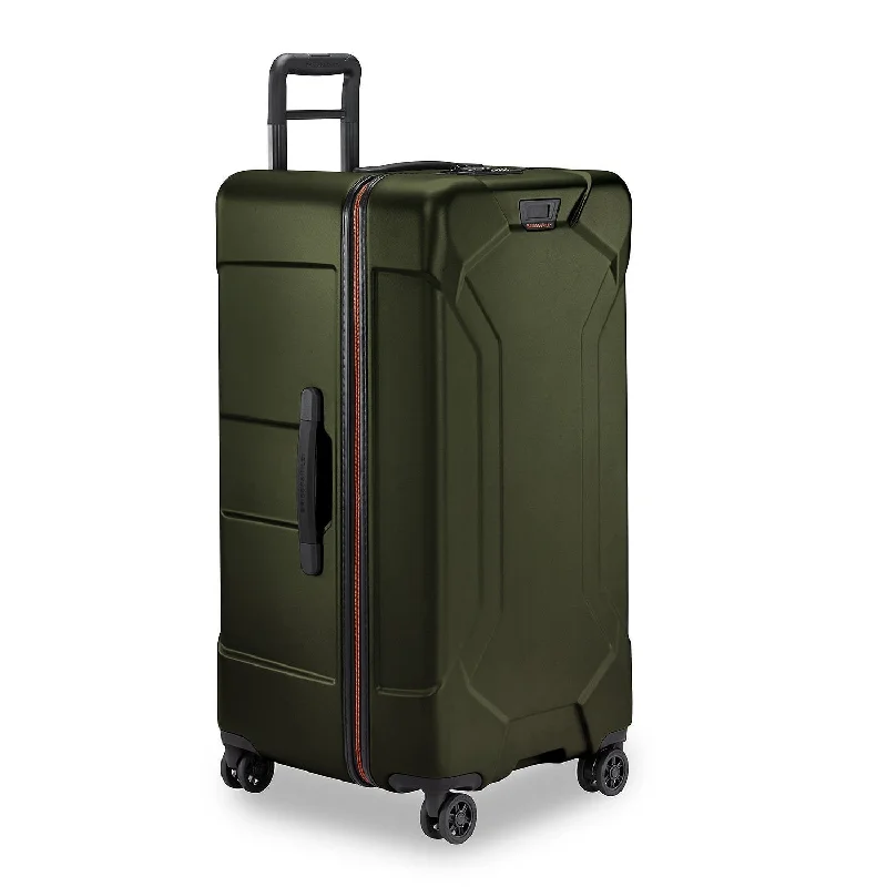 Hanging toiletry bags with multiple compartments for bathroom essentialsBriggs & Riley Torq QUT232SP-23 Extra Large Trunk Spinner Hunter