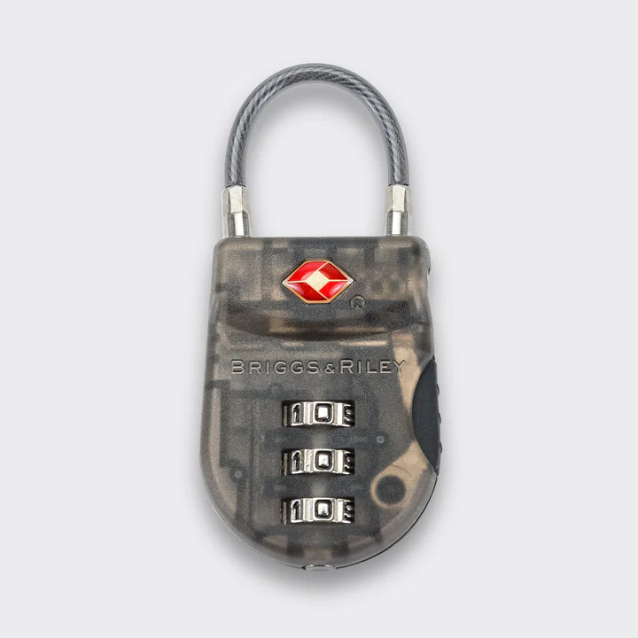 Waterproof luggage covers for protection against rain on outdoor tripsBriggs & Riley TSA Cable Luggage Lock (Plastic) AACW-15-21
