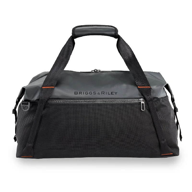 Travel backpack rain covers made of durable nylon materialBriggs & Riley ZDX Cargo Satchel Black