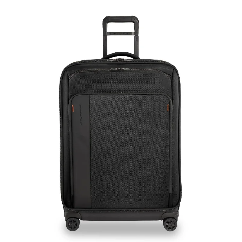 Hanging toiletry bags with multiple compartments for bathroom essentialsBriggs & Riley ZDX Large Expandable Spinner Luggage Black