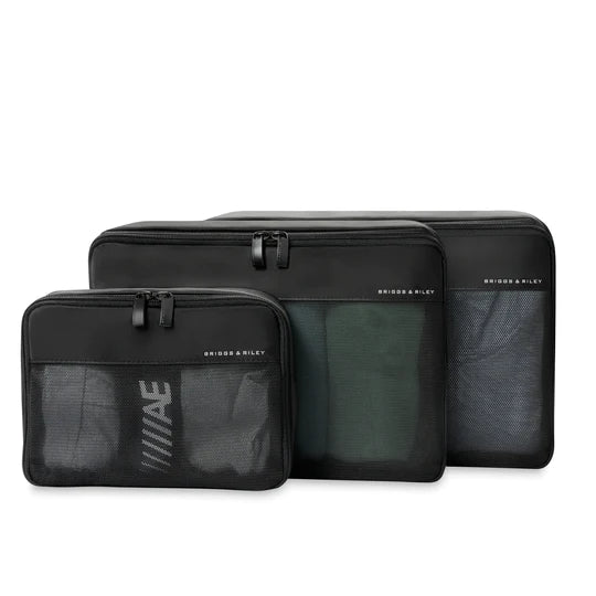 Luggage straps with buckle closures to secure overstuffed bagsCarry On Packing Cube Set