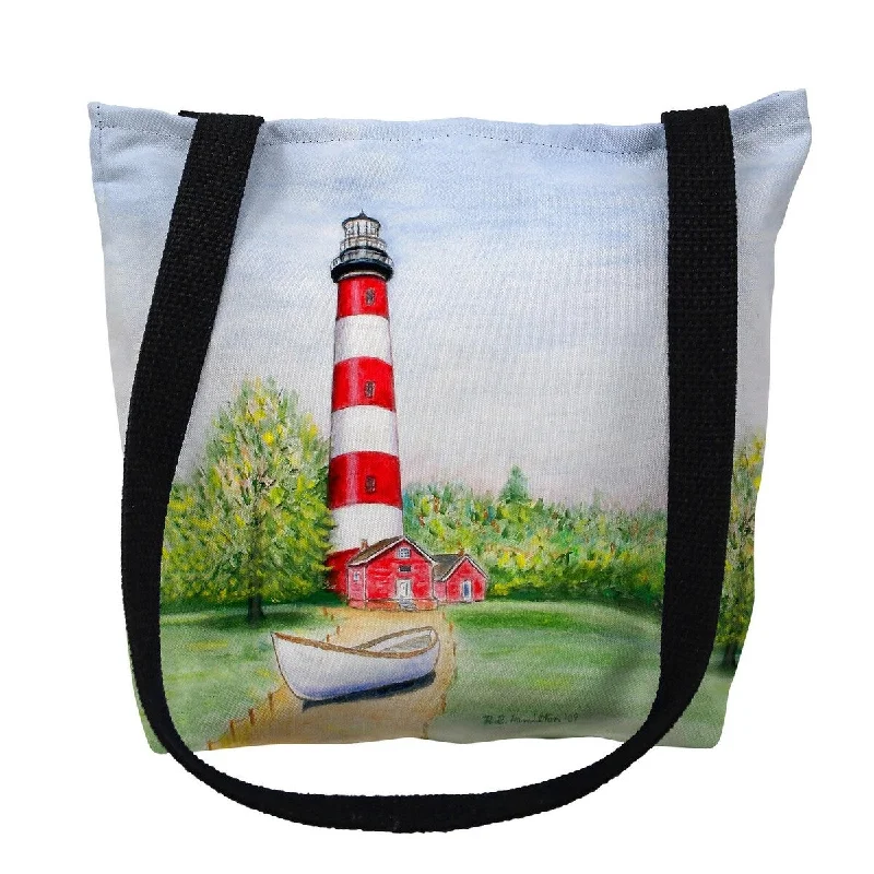 Chincoteague Lighthouse, VA Small Tote Bag 13x13