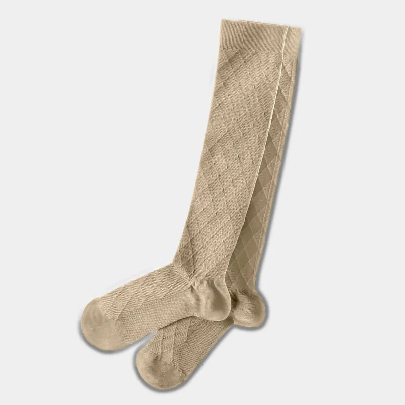 Charging station travel adapters with multiple USB ports for powering devices on the goTravelon- Unisex Compression Socks - 12199-720- Medium- Sand