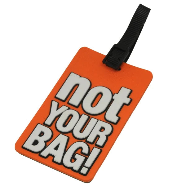 Luggage straps with buckle closures to secure overstuffed bagsVoltage Valet NOT YOURS Luggage Tag TLT-312-NY