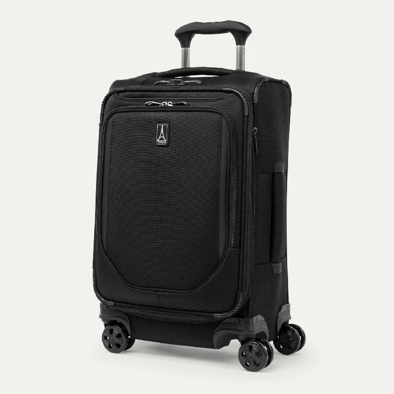 Magnetic luggage labels that can be easily changed or removedCrew Classic Carry-On Expandable Spinner