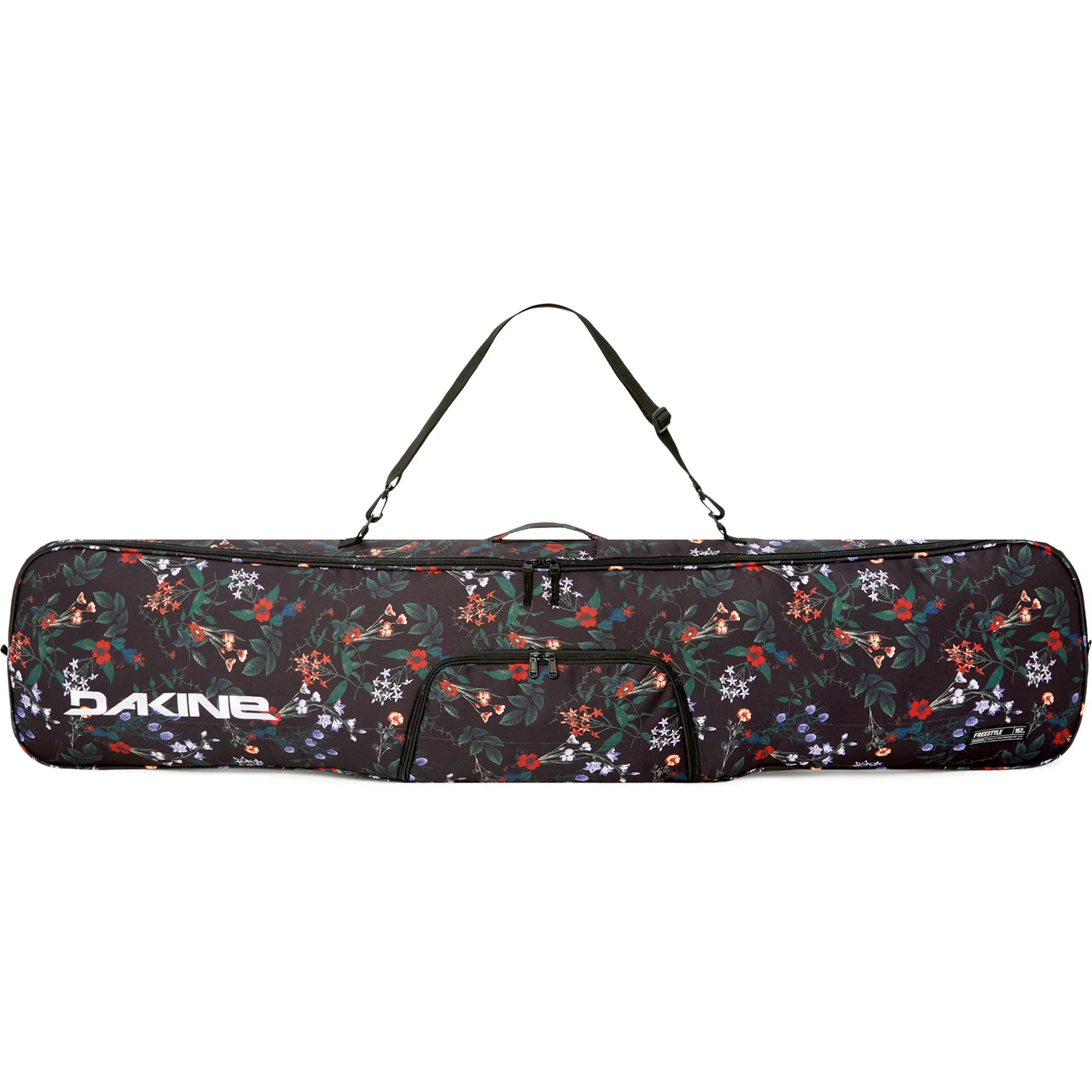 Leather luggage handles for a comfortable and stylish gripDakine Freestyle Snowboard Bag 157cm - Wildflower
